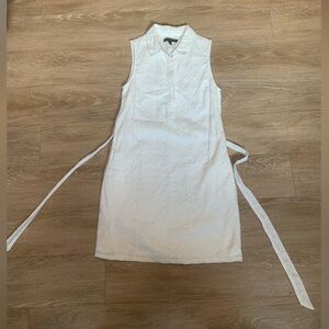 Banana Republic White Midi Dress Size 4
